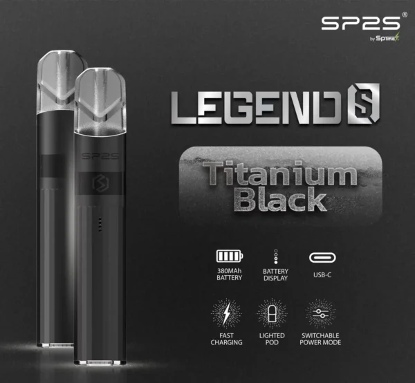 SP2S思博瑞 鈦合金一代通用主機｜鈦合金防漏，380mAh續航，台灣正品現貨秒發