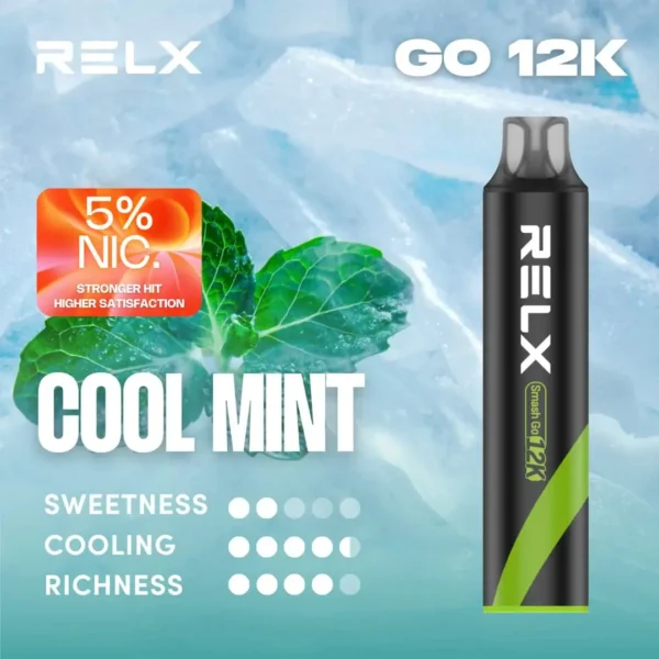Cool-Mint-5.webp RELX Smash Go 12000口拋棄式電子煙|15ml防乾燒5%丁鹽,台灣現貨正品安全超取