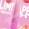 LIMI 7000口拋棄式電子煙｜LED發光650mAh可充電，水果涼感，台灣正品現貨快速出貨