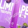 LIMI 7000口拋棄式電子煙｜LED發光650mAh可充電，水果涼感，台灣正品現貨快速出貨