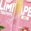 LIMI 7000口拋棄式電子煙｜LED發光650mAh可充電，水果涼感，台灣正品現貨快速出貨