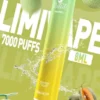 LIMI 7000口拋棄式電子煙｜LED發光650mAh可充電，水果涼感，台灣正品現貨快速出貨