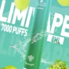 LIMI 7000口拋棄式電子煙｜LED發光650mAh可充電，水果涼感，台灣正品現貨快速出貨