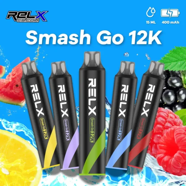 Relx-Smash-Go-12K-v3-1.webp RELX Smash Go 12000口拋棄式電子煙|15ml防乾燒5%丁鹽,台灣現貨正品安全超取