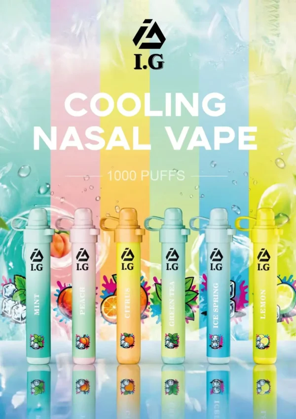 I.G 夏威夷 1000口 鼻通 鼻吸薄荷棒｜6款清新香氣 涼感提神隨身舒暢必備，台灣現貨正品快速出貨