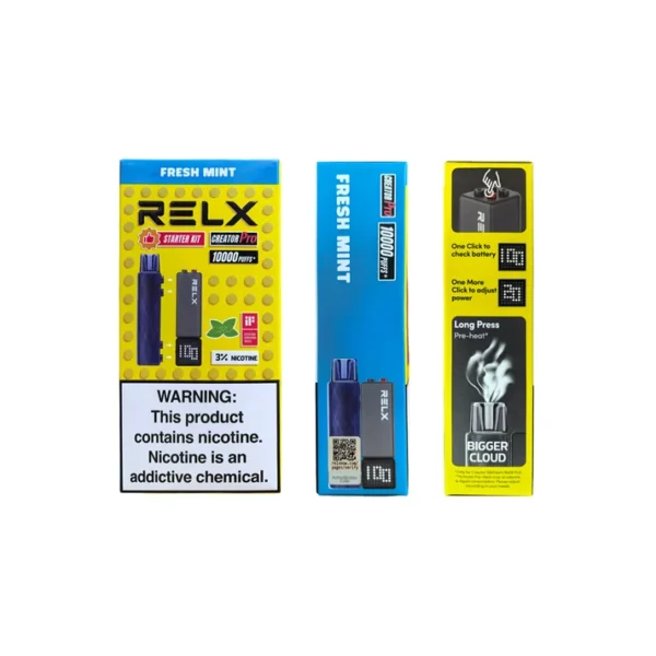 RELX 悅刻 Creator積木 7000口 拋棄式電子煙套裝｜含主機 入門套裝 6ml儲油倉 3%丁鹽綿密口感，台灣現貨正品快速出貨