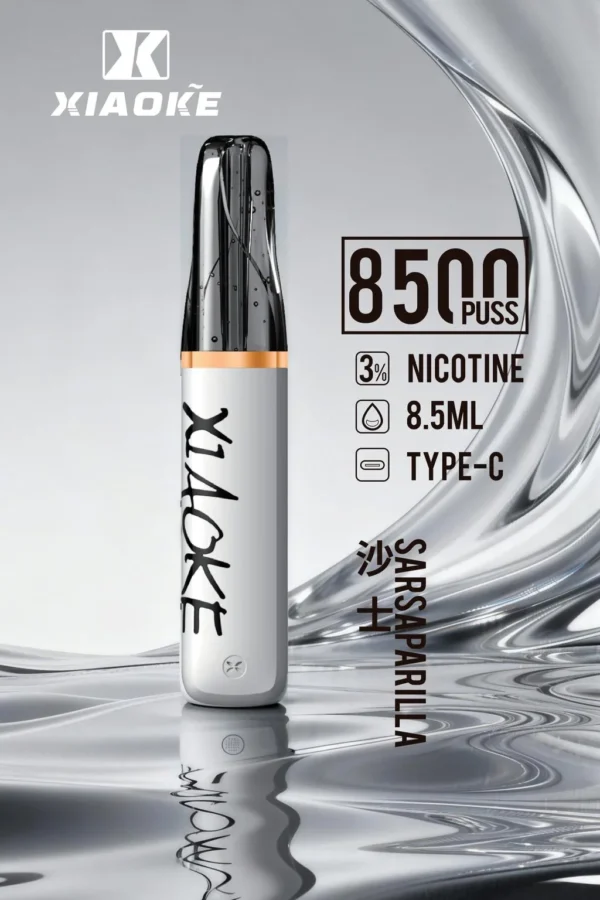 XIAOKE 梟客 8500口拋棄式電子煙｜8.5ml儲油量 3%丁鹽 支援Type-C充電，台灣現貨正品快速出貨