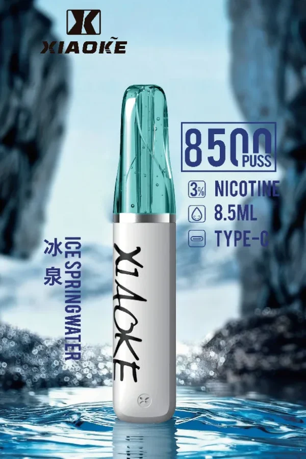 XIAOKE 梟客 8500口拋棄式電子煙｜8.5ml儲油量 3%丁鹽 支援Type-C充電，台灣現貨正品快速出貨