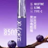 XIAOKE 梟客 8500口拋棄式電子煙｜8.5ml儲油量 3%丁鹽 支援Type-C充電，台灣現貨正品快速出貨