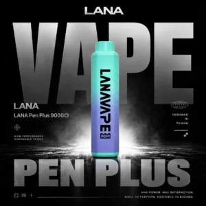 ChatGPT Image 2026年8月7日 下午05_30_47 LANA PEN PLUS 9000口拋棄式電子煙|15ml巨量儲油 3%丁鹽 Mesh網芯,台灣現貨正品快速出貨