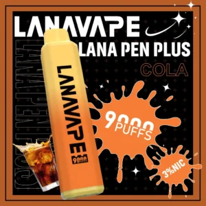 LANA一次性9000口-可樂-scaled-1-300x300 LANA PEN PLUS 9000口拋棄式電子煙|15ml巨量儲油 3%丁鹽 Mesh網芯,台灣現貨正品快速出貨