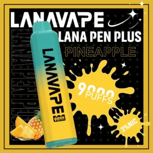 LANA一次性9000口-菠蘿-scaled-1-300x300 LANA PEN PLUS 9000口拋棄式電子煙|15ml巨量儲油 3%丁鹽 Mesh網芯,台灣現貨正品快速出貨