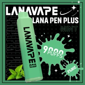 LANA一次性9000口-薄荷-scaled-1-300x300 LANA PEN PLUS 9000口拋棄式電子煙|15ml巨量儲油 3%丁鹽 Mesh網芯,台灣現貨正品快速出貨