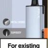 RELX悅刻x-box-16000口拋棄式電子煙-藍銀主機 RELX 悅刻 X-BOX 16000口 換彈拋棄式電子煙套裝|12W-16W雙段功率調節 Mesh網狀芯 3%丁鹽,台灣現貨正品快速出貨