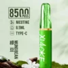 XIAOKE 梟客 8500口拋棄式電子煙｜8.5ml儲油量 3%丁鹽 支援Type-C充電，台灣現貨正品快速出貨