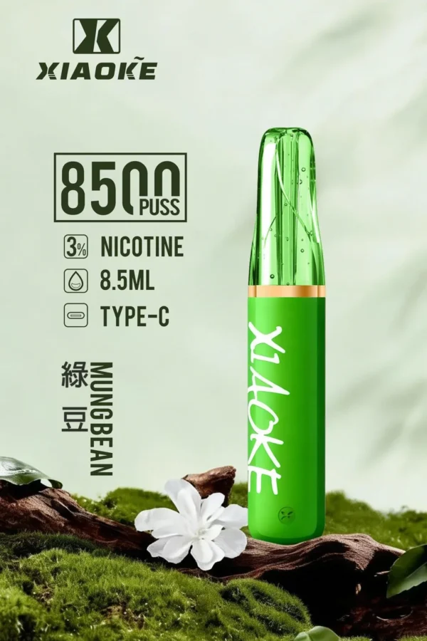 XIAOKE 梟客 8500口拋棄式電子煙｜8.5ml儲油量 3%丁鹽 支援Type-C充電，台灣現貨正品快速出貨
