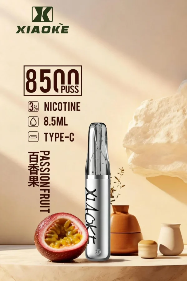 XIAOKE 梟客 8500口拋棄式電子煙｜8.5ml儲油量 3%丁鹽 支援Type-C充電，台灣現貨正品快速出貨