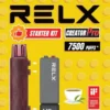 RELX 悅刻 Creator積木 7000口 拋棄式電子煙套裝｜含主機 入門套裝 6ml儲油倉 3%丁鹽綿密口感，台灣現貨正品快速出貨
