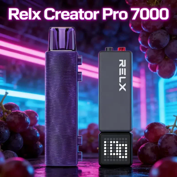 RELX 悅刻 Creator積木 7000口 拋棄式電子煙套裝｜含主機 入門套裝 6ml儲油倉 3%丁鹽綿密口感，台灣現貨正品快速出貨